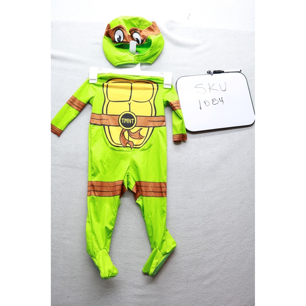Nickelodeon TMNT Costume Baby 6-12M Green Teenage Mutant Ninja Turtles Jumpsuit